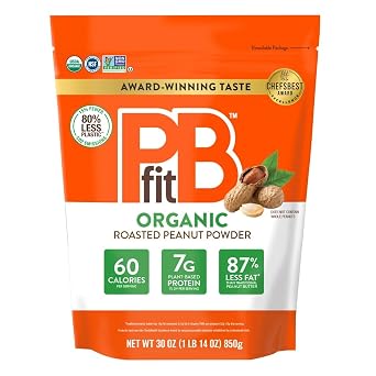 Organic PB Fit Peanut Butter Powder 30 OZ, 1.88 Pound Pack of 1
