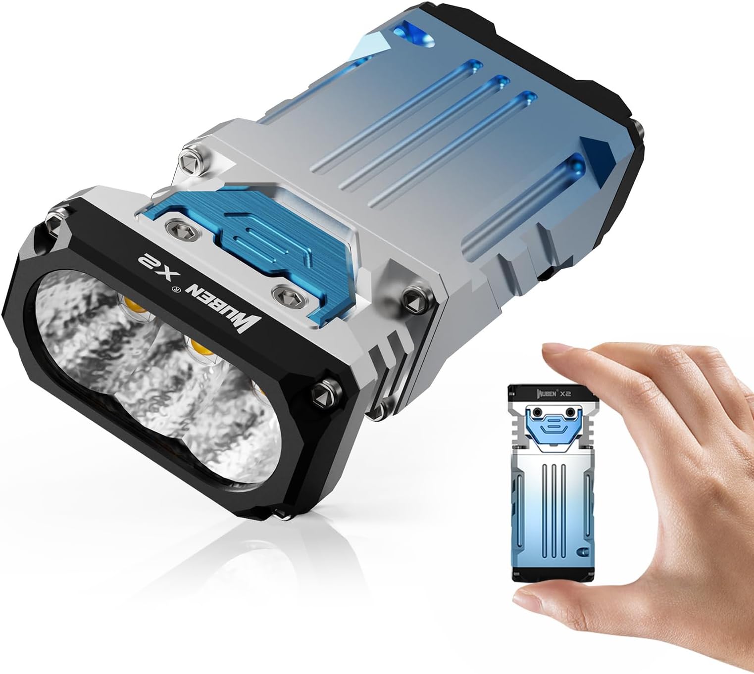 LUMINTOP D2 High Lumen Flashlight Rechargeable 1000 Lumens LED 1158ft