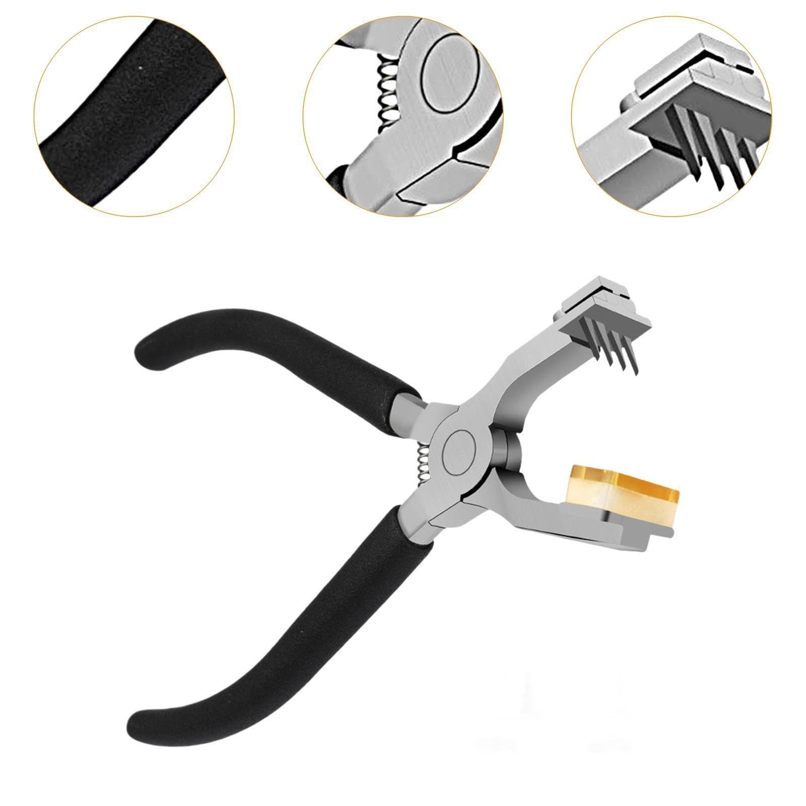Perforadora de Cinturón, Herramienta Manual Resistente para Perforar Cuero, Diseño Silencioso Y Ligero, Mango de Acero Y Polipropileno, B