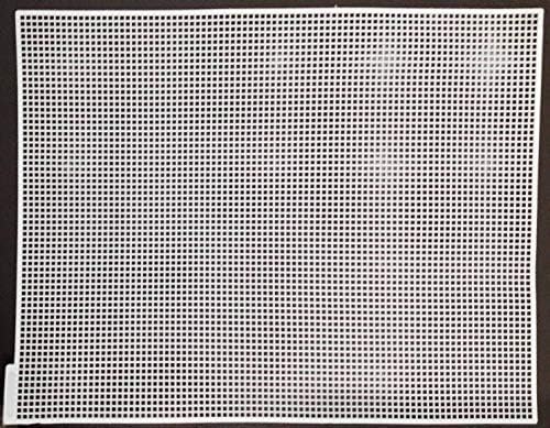Sharad Craft Small Net Cross Stitch Plastic Sheet for Sewing, Embroidery, Mat (12x10 in) -10 Pcs