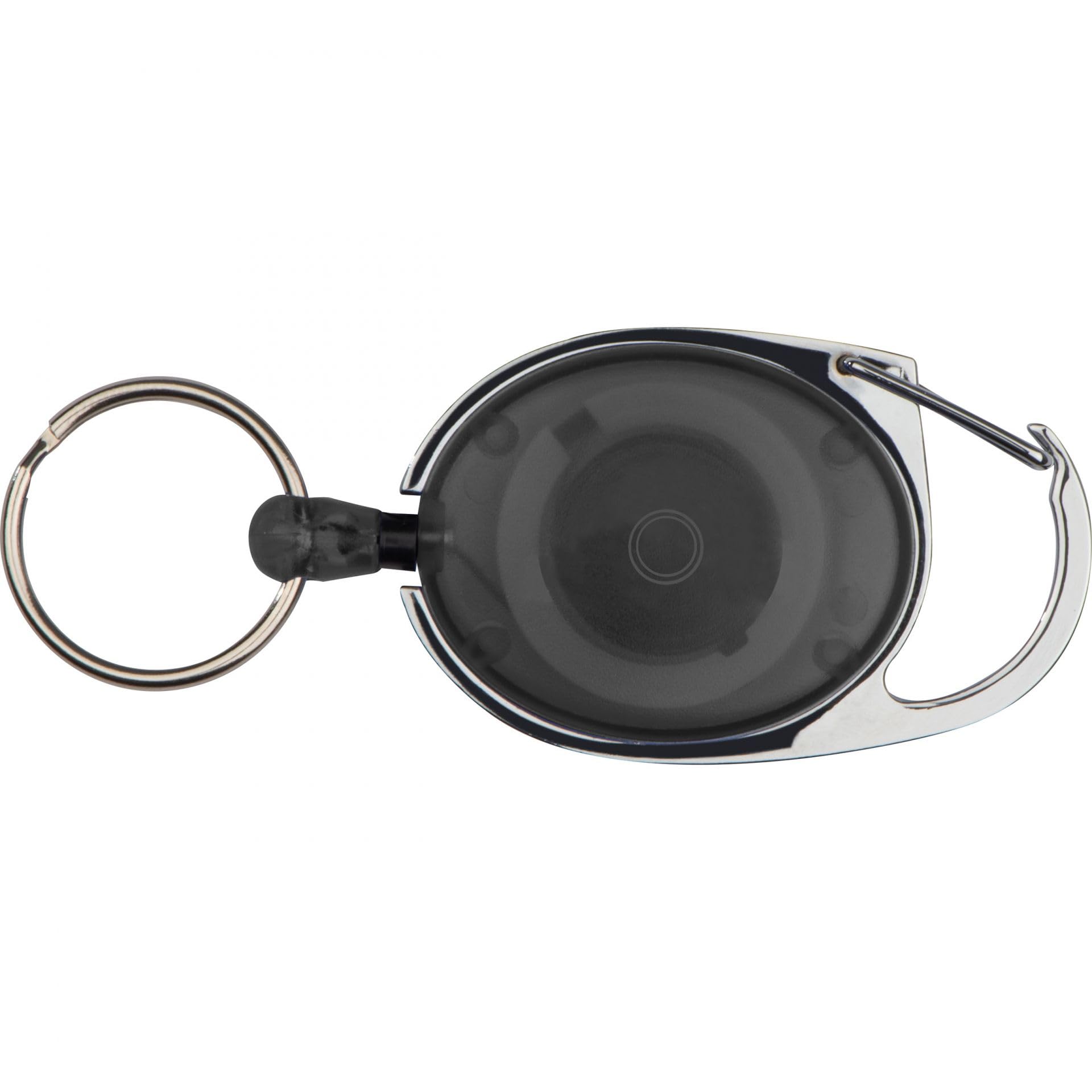 50 Pezzo Porta Skipass Nero Trasparente con Anello Portachiavi, Cartellino, Ausweisjojo, Skipassjojo, Yoyo