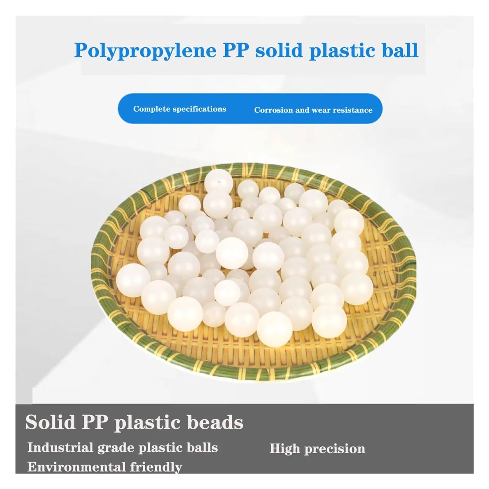 Amazon.co.jp: ホワイトポリプロピレンPPソリッドプラスチックボール