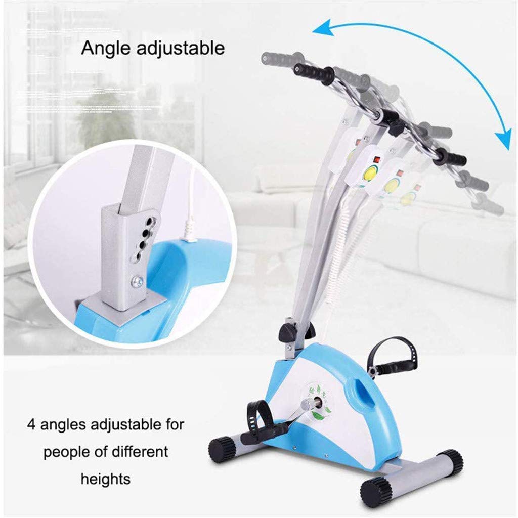 Składany elektryczny rower treningowy, rower treningowy pedałów dla osób starszych, trening rehabilitacyjny kończyn górnych i dolnych, podwójny tryb ręczny elé