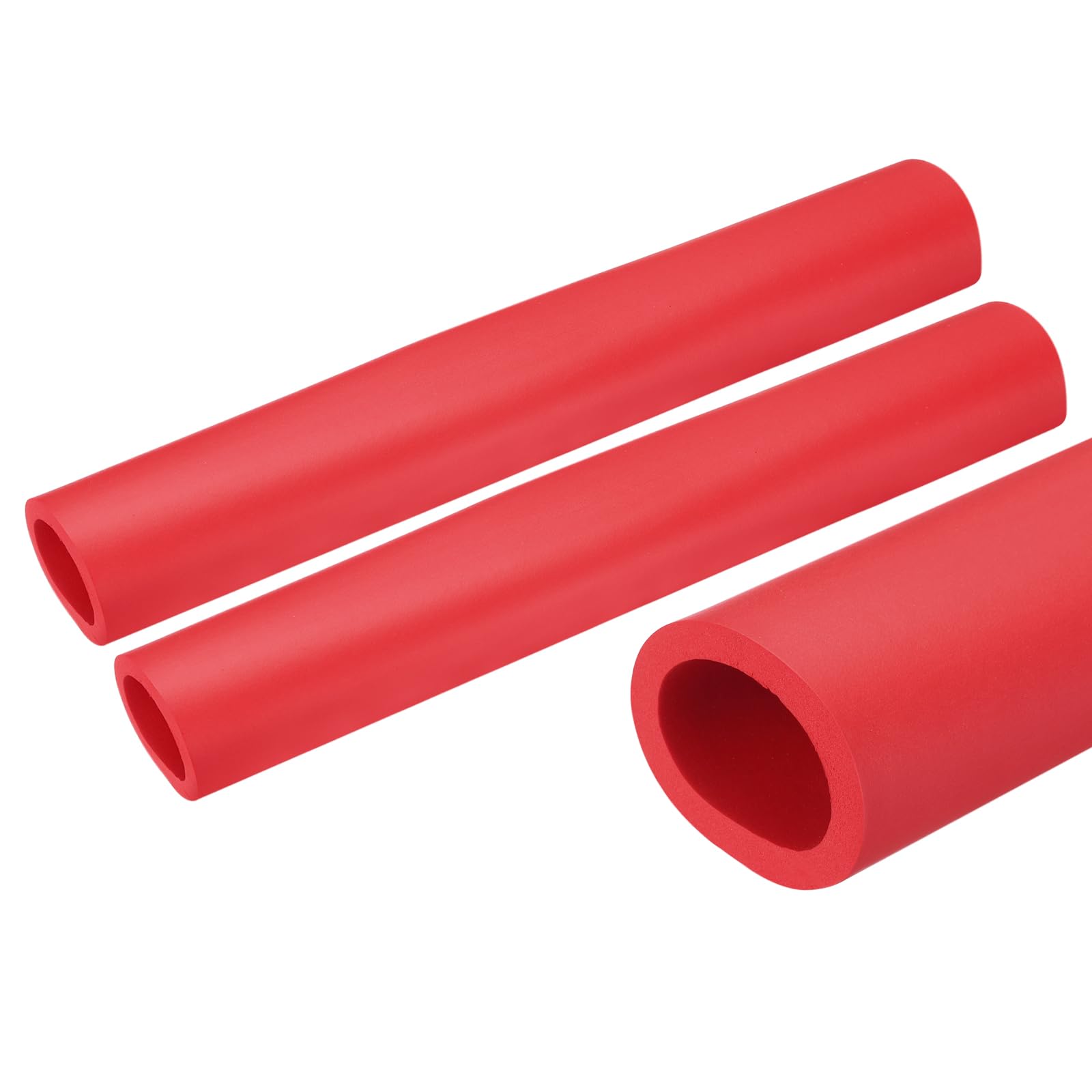 Tube en mousse rouge uxcell isolation tuyau 28mm x 38mm lot de 2 gaines de protection souples