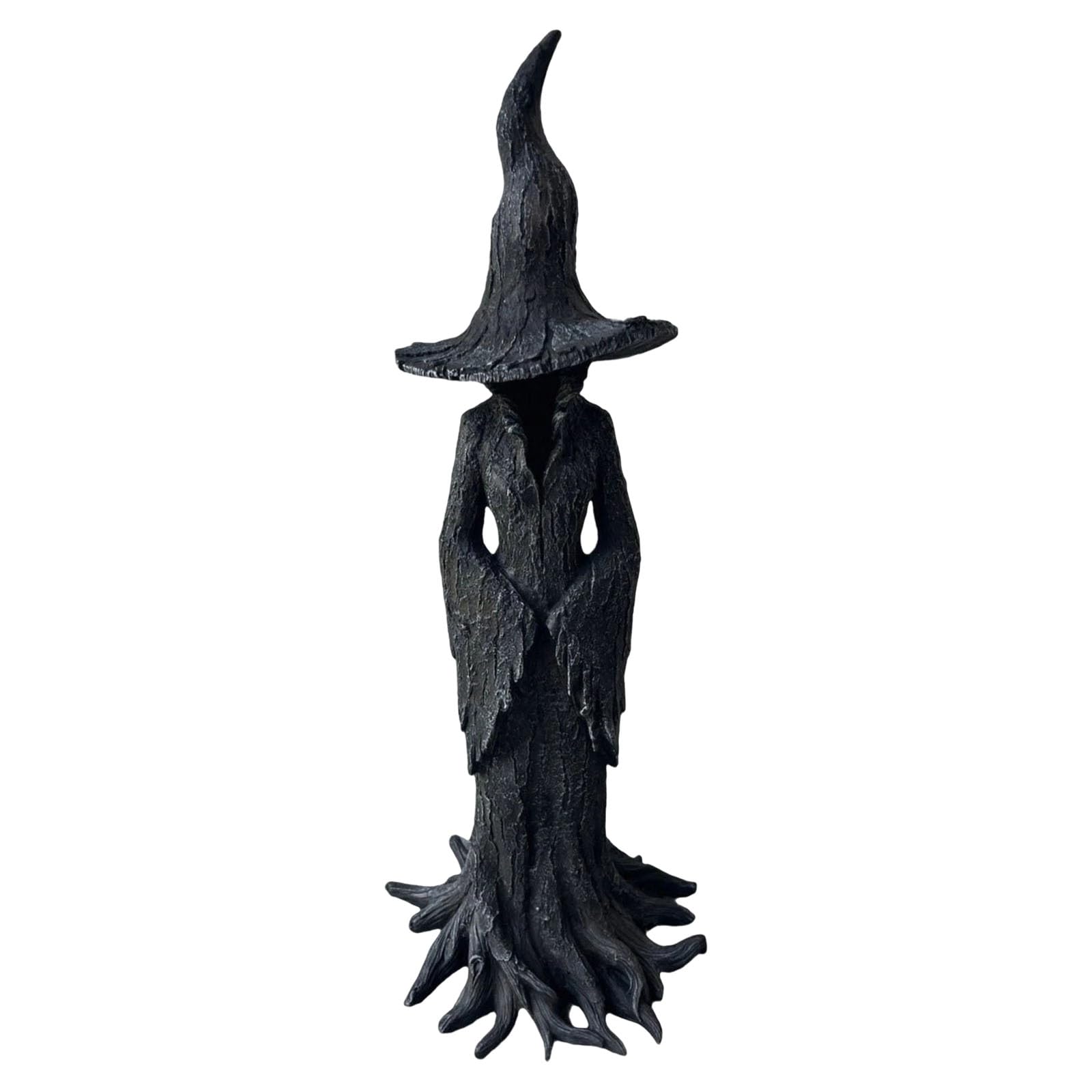 Generisch Halloween Dekorationen, handbemalte Cracker Fässer, Hexenstatue, Halloween Harzfiguren, Tischdekoration, Heimdekoration, Cracker Fässer, Hexenstatuen