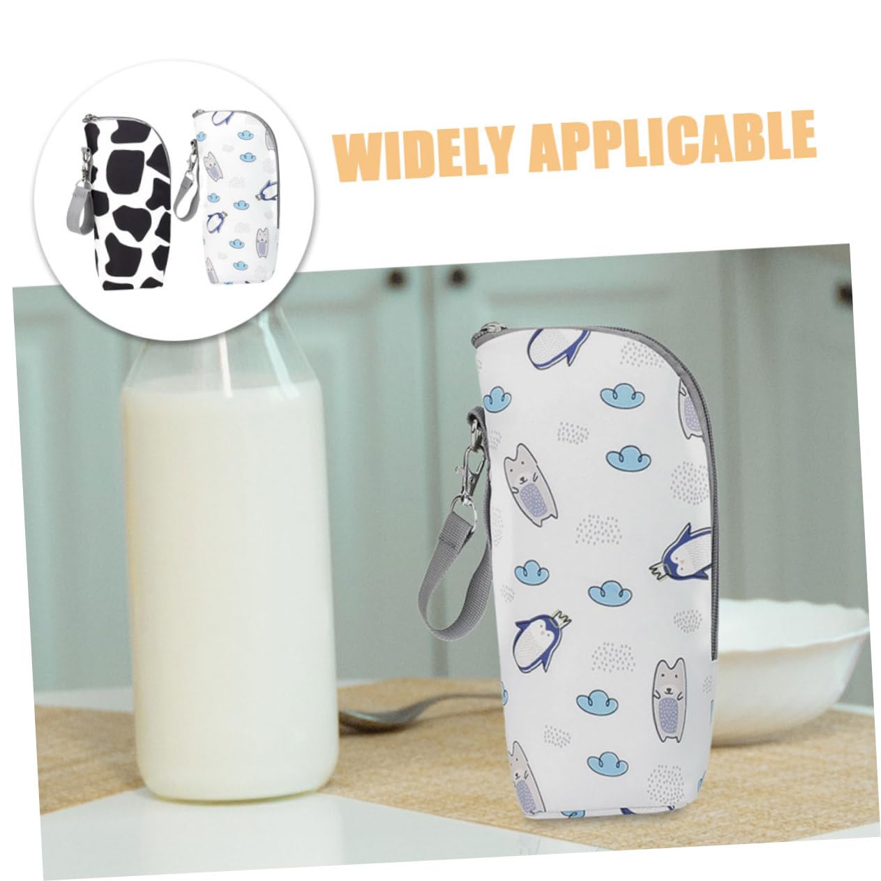 VICASKY 6piezas Bolsa Térmica Aislada para Biberones Accesorio Portátil para Carrito para Almacenamiento De Comida Infantil