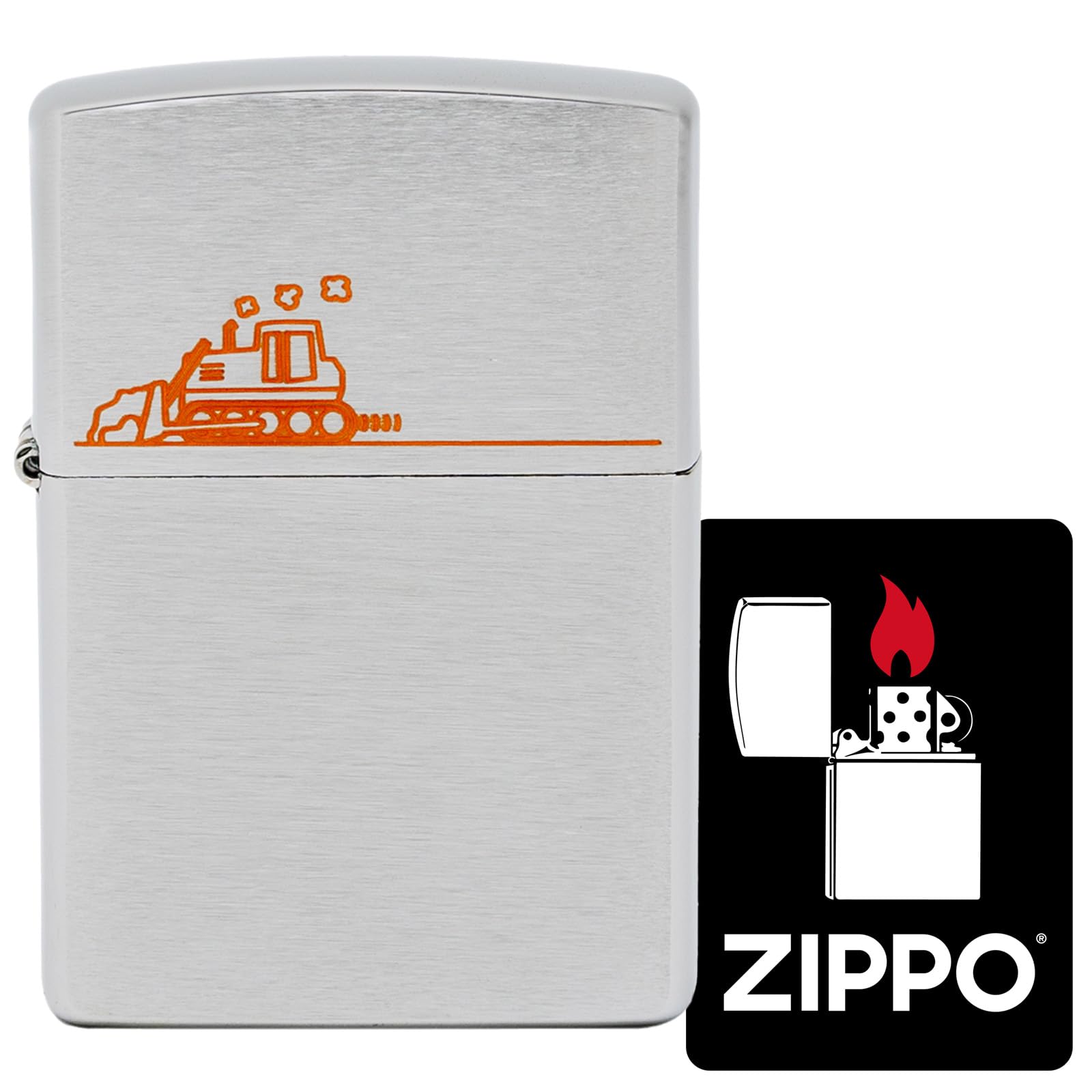 Amazon.co.jp: ジッポー(Zippo) ライター レーザーエングレーブ 重機 