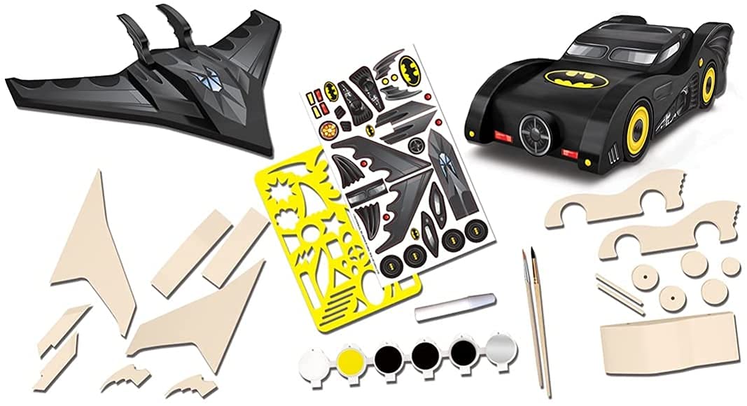 Works Of Ahhh Craft Set Batman Pack Batmobile Batwing