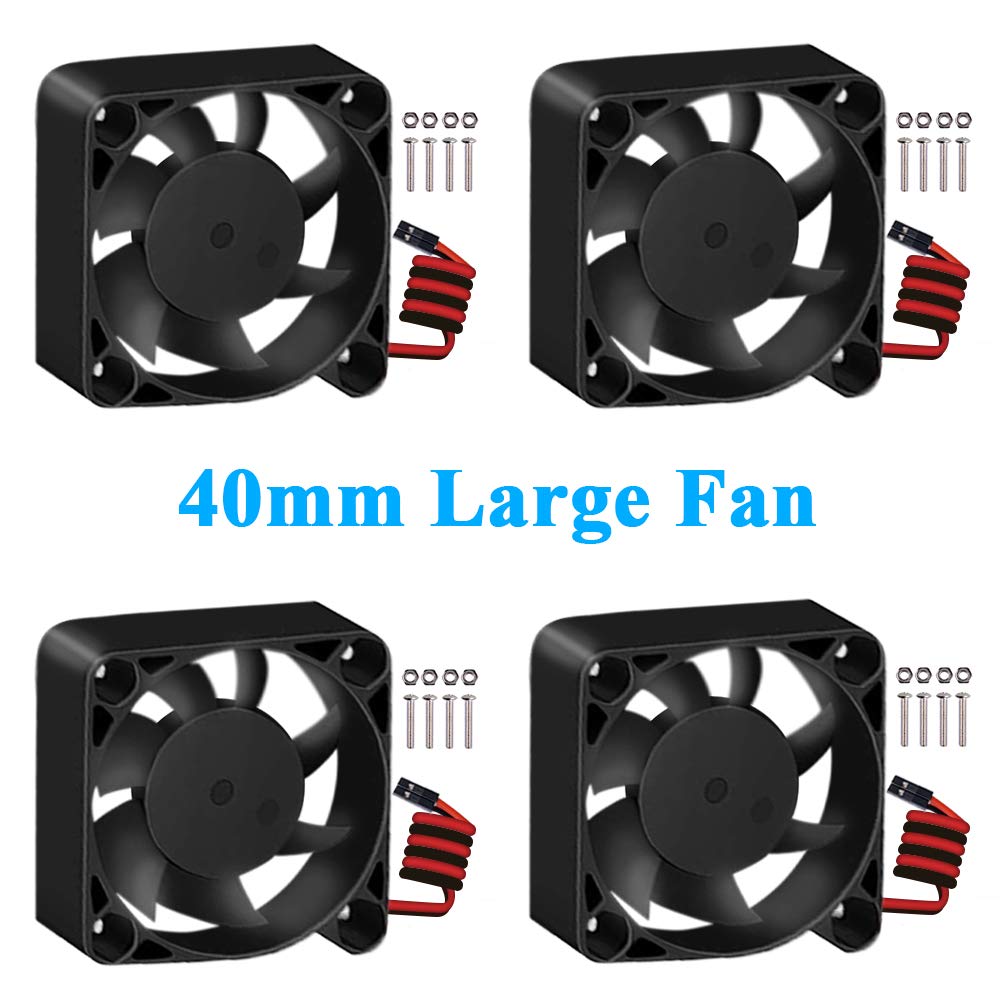 Buy GeeekPi 4pcs Raspberry Pi 4 Quiet Fan, Raspberry Pi Cooling Fan