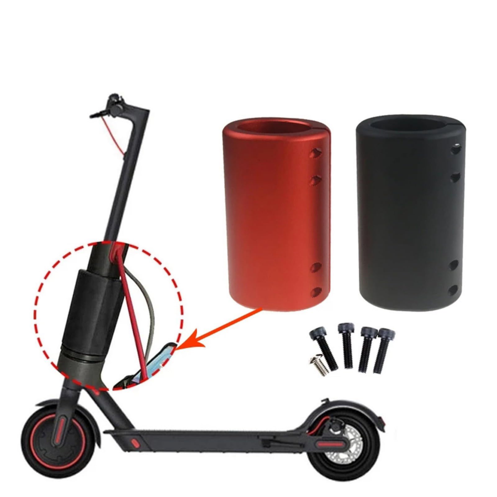 Gancio per asta pieghevole per scooter elettrico, sicuro per guida fluida, staffe pieghevoli in alluminio, morsetto di montaggio sicuro