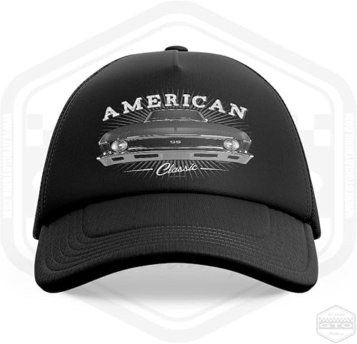 Miniatura 9 de GTO Clothing 1969 Nova American Muscle Car Trucker Cap