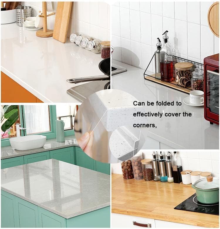 Image of HOME13 Kitchen Vinyl Film Self Adhesive Removable and Decorative Vinyl Wallpaper for Kitchen Countertop Cabinets Table, 1 Ft x 4 Ft with 2pcs