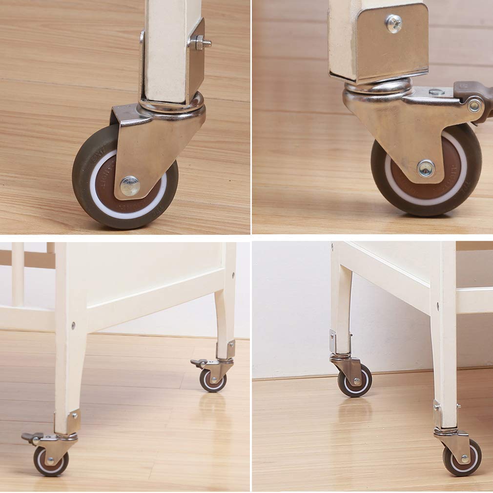 RUOTA 100 Mm PORTATA 90 Kg CON FRENO GOMMA NERA SUPPORTO A PIASTRA Girevole 10008227 Picture 01