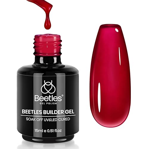 Miniatura 20 de Beetles - Gel de uñas constructor sin HEMA, permanece brillante, edificio transparente, fortalece las uñas débiles y extensiones para principiantes