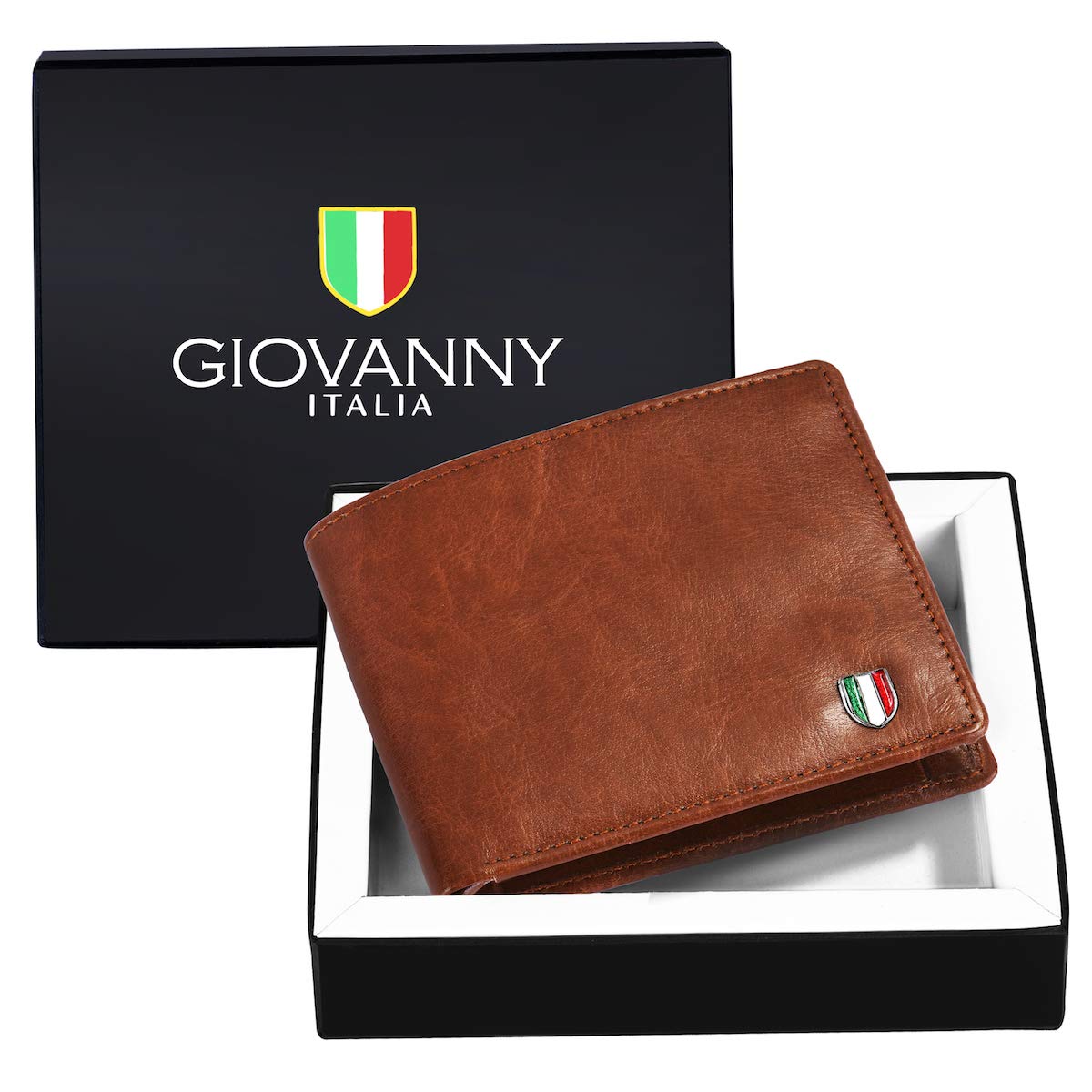 GIOVANNY GVN-TANCHNGR01 Tan Genuine Leather Wallet for Men
