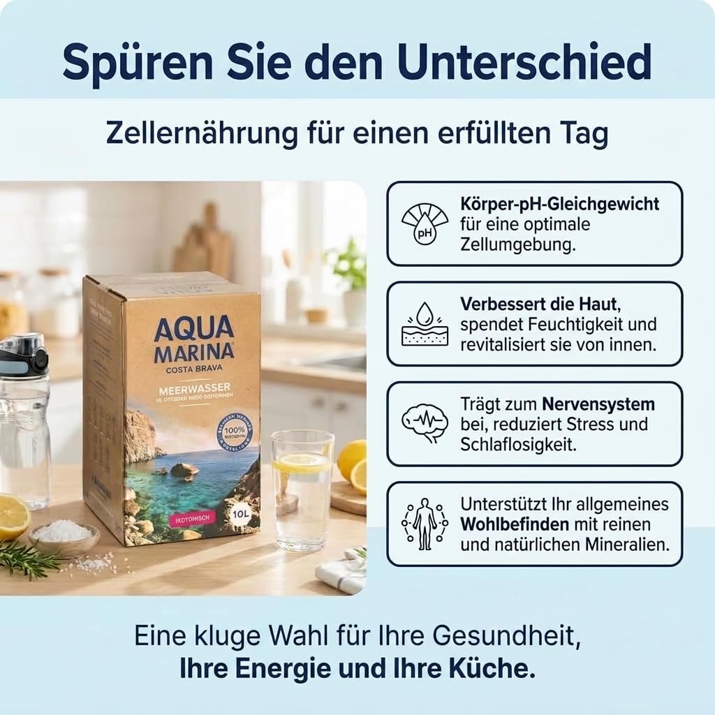 DISTROFARMA Isotonisches Meerwasser | 2x10L Bag in Box | 9g/L