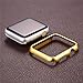 Apple Watch Case(38MM), Bandmax Lightweight 18K Gold Plated Hard Protective Case for Apple Watch/Watch Sport/Watch Edition