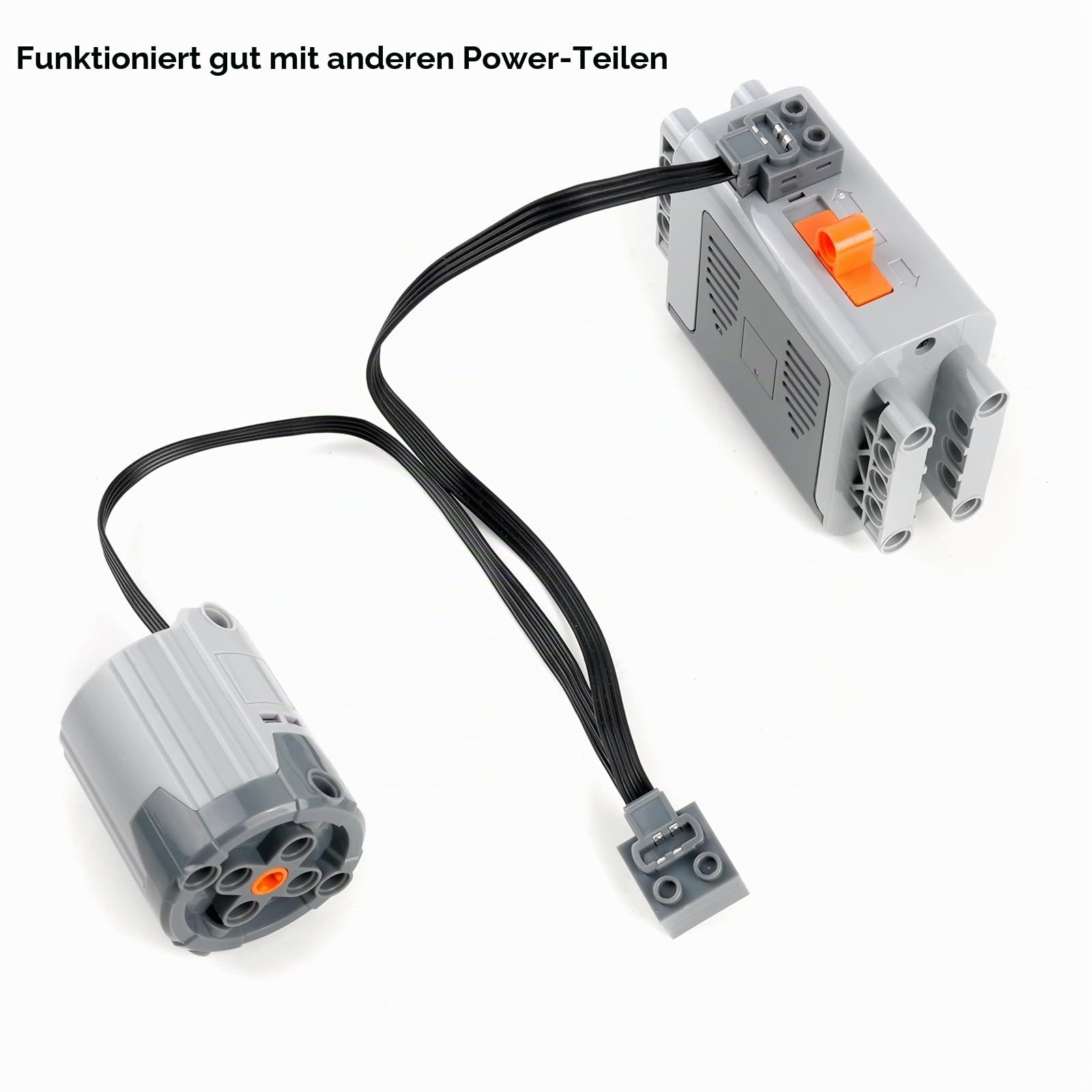 Power Functions Verlängerungskabel Kabelverbinder 50 cm kompatibel mit MOC Motor 8886 8871 8870 LED Light Link Line 8869 Schalter für Ziegel Bausteine Spielzeug