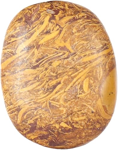 GEMHUB Oval Cabochon 32.3 CT. Natural Mookaite Jasper Healing Crystal Loose Gemstone Perfect for Jewlery Making