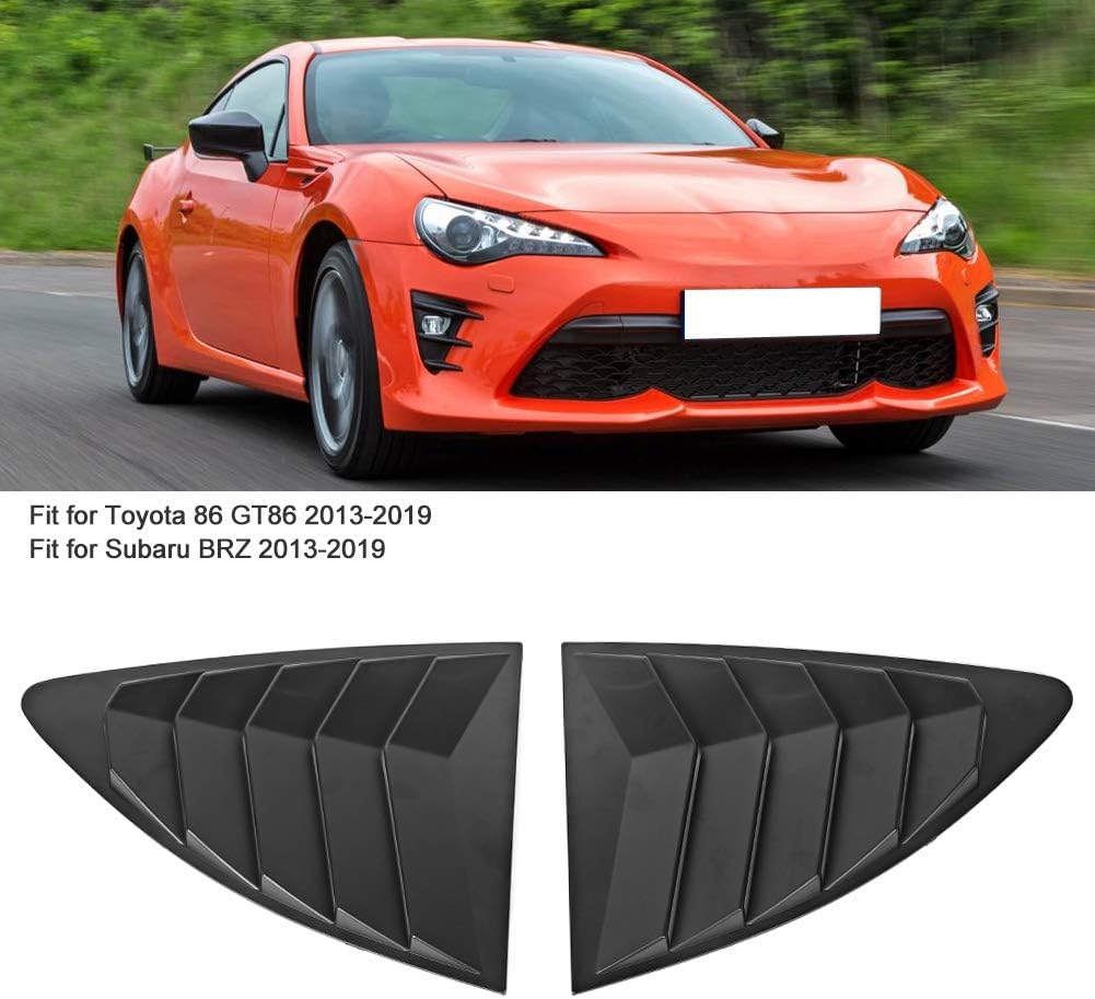Sanon 2pcs Rear Window Louvers Spoiler Panel Fit For Toyota 86 Gt86 13 19 Amazon Co Uk Automotive
