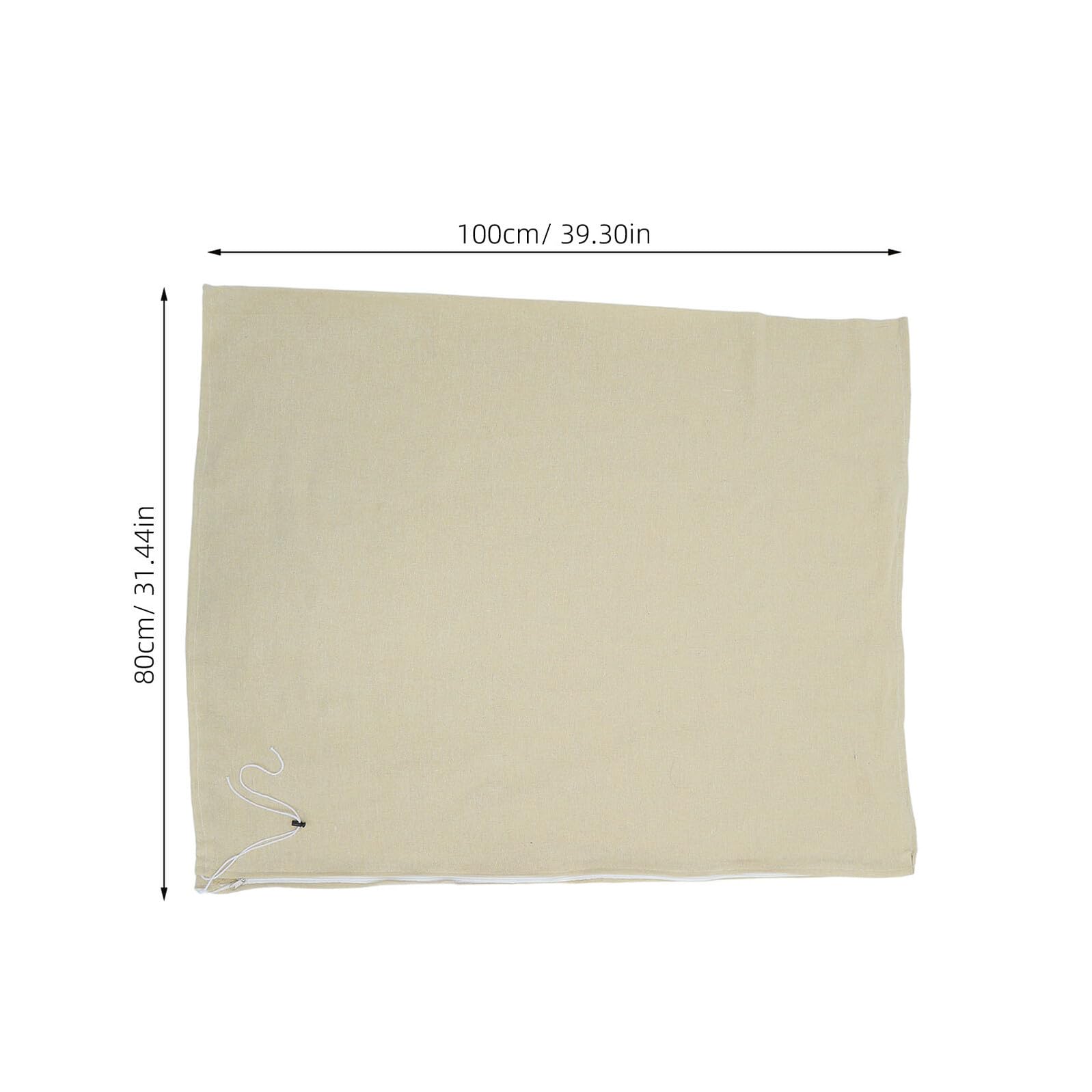 ORFOFE Copertura Piante Inverno in Lino Beige 2 Pezzi, Protezione | Piccoli Alberi e Vaso, Riutilizzabile, Misura 39, 3x31, 44 Pollici, Uso Esterno