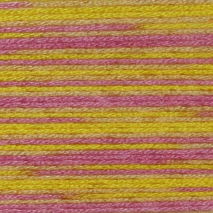 Image of KCS Big skeins of 25 Meters Size 25 Color Variegated Cross Stitch Stranded Threads,6 skeins,4100