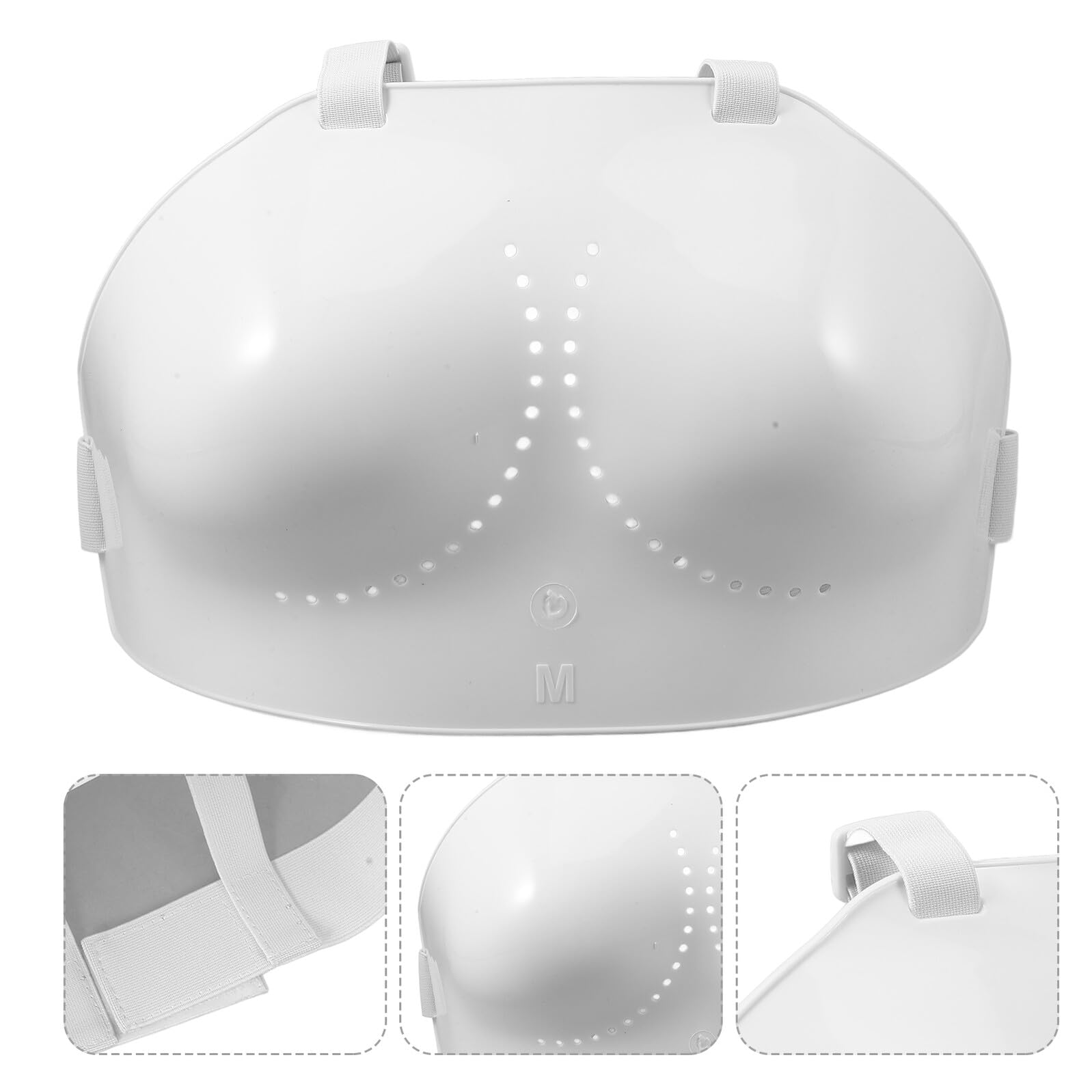 TOYANDONA Weißer PVC Damen Brustschutz für Fechtübungen mit Ergonomischem Design und Umfassendem Schutz für Jugendliche Beim Fechten