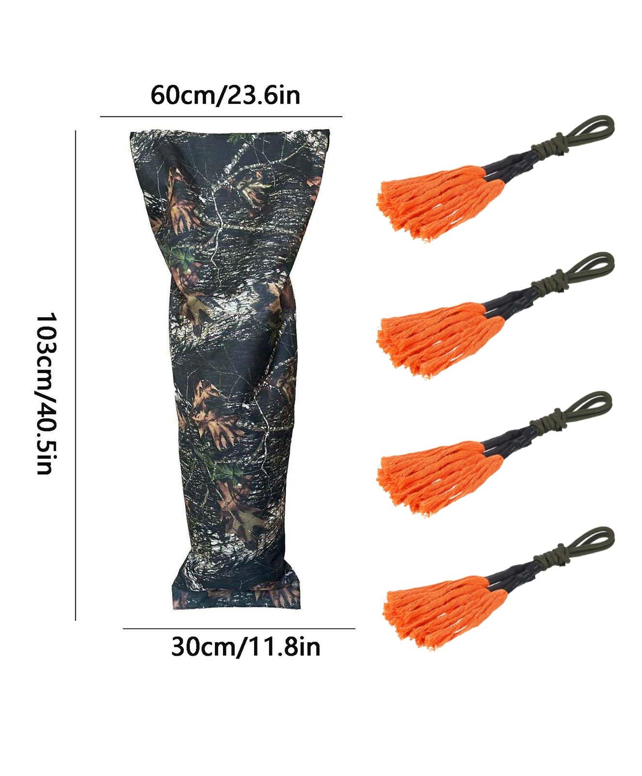 Hirsch Futterspender mit Verstellbarem Gurt, Wasserdichter Hirsch Fütterung, Hängender Schwerkraft Hirsch Mais Futterspender für Jagd und Fütterung-2 Piece
