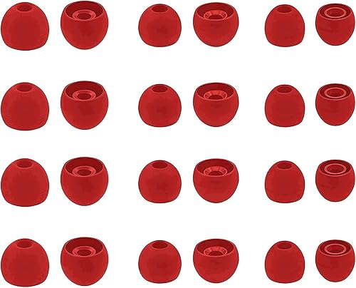 Vista 8 de ALXCD - Almohadillas para audífonos intrauditivos, tamaños S/M/L, 12 pares de almohadillas de silicona suave para auriculares con agujero