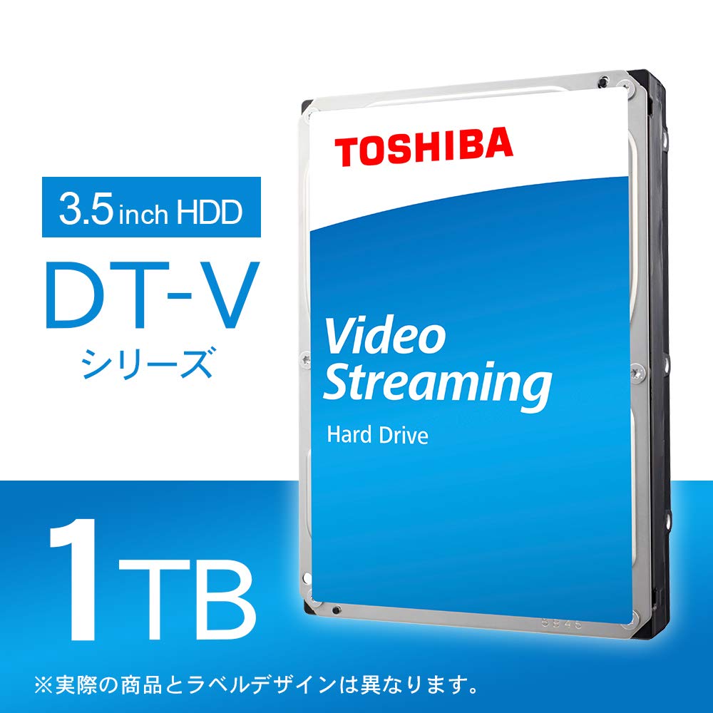 Amazon | 東芝 内蔵HDD 3.5インチ 1TB 監視カメラモデル DT01ABA100V