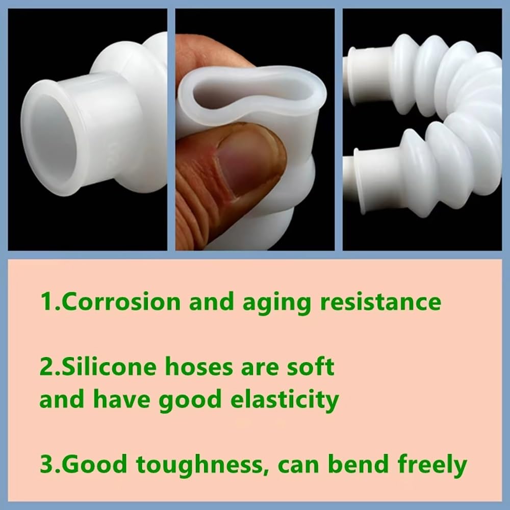 Tuyau Flexible En Silicone For Aquarium (20 Mm-110 Mm), 1 Pièce, For Pompe À Eau, Raccords D'entrée/sortie, Résistant À La Chaleur Et Au Froid (-40 °C À 220 °C).(75mm)