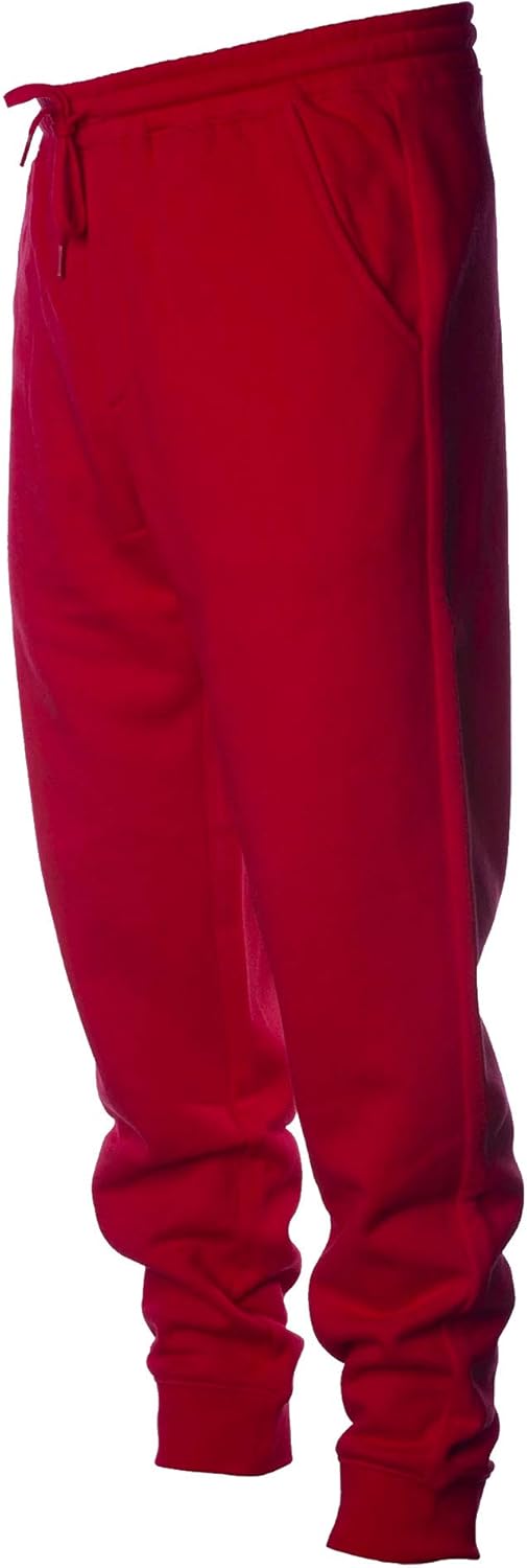 Puerto Rico Crest - Futbol National Soccer Cup Unisex Drawstring Fleece Jogger Pants (X-Large, Red) - Image 3