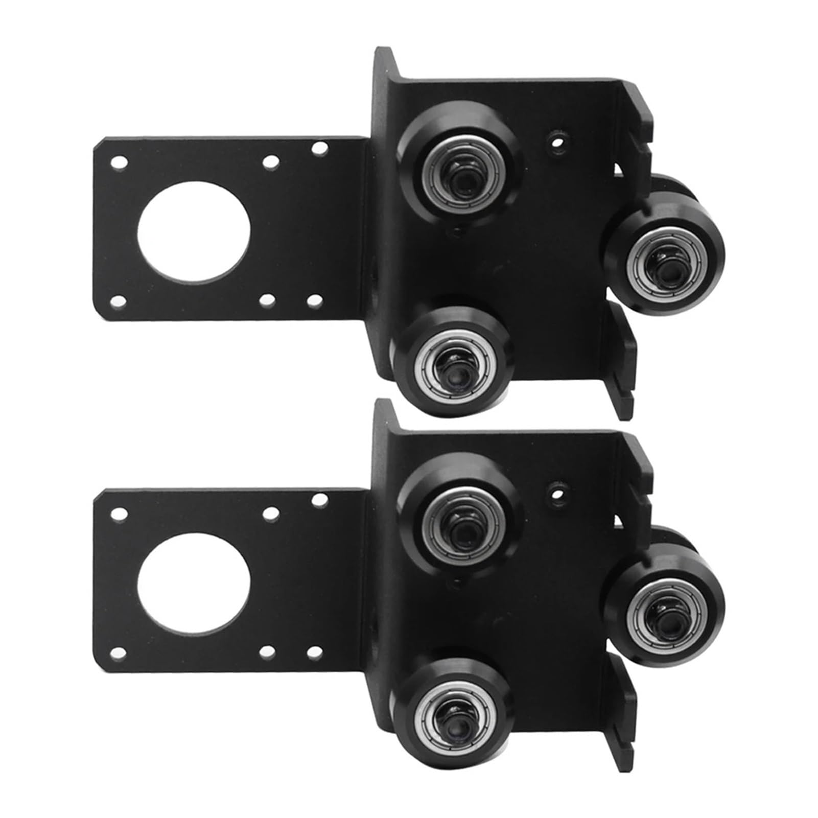 Upgrade CR10S Pro Dual Gear Direktantrieb-Extruder-Stützplatten-Kit, Easy Print Flexible Filament for Ender3/Ender3 Pro/CR10/10S(Extruder Plate Kit)
