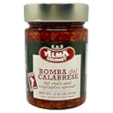 Alma Gourmet Bomba Calabrese Imported From Italy - Spicy Hot Calabrian Chili Peppers and Mixed Vegetables Spread - Italian Hot Sauce Spread - 10.9oz (310g)