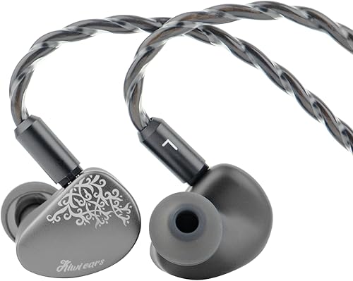 Miniatura 10 de Linsoul Kiwi Ears Cadenza II - Monitor de oído de titanio de 0.394 pulgadas, auriculares IEM con cable de alta fidelidad con KARS 2.0, equilibrio