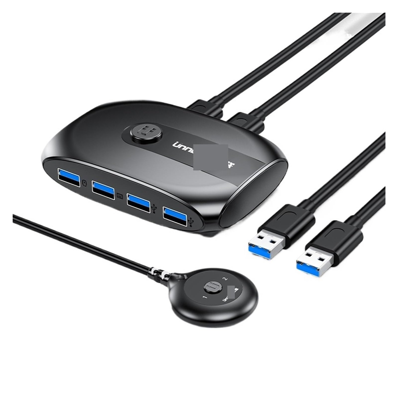 unnl*ink usb kvm switch usb 3.0 2.0 switcher kvm switch selector printer sharer for 2 computer share keyboard mouse printer udisk(usb 3.0)