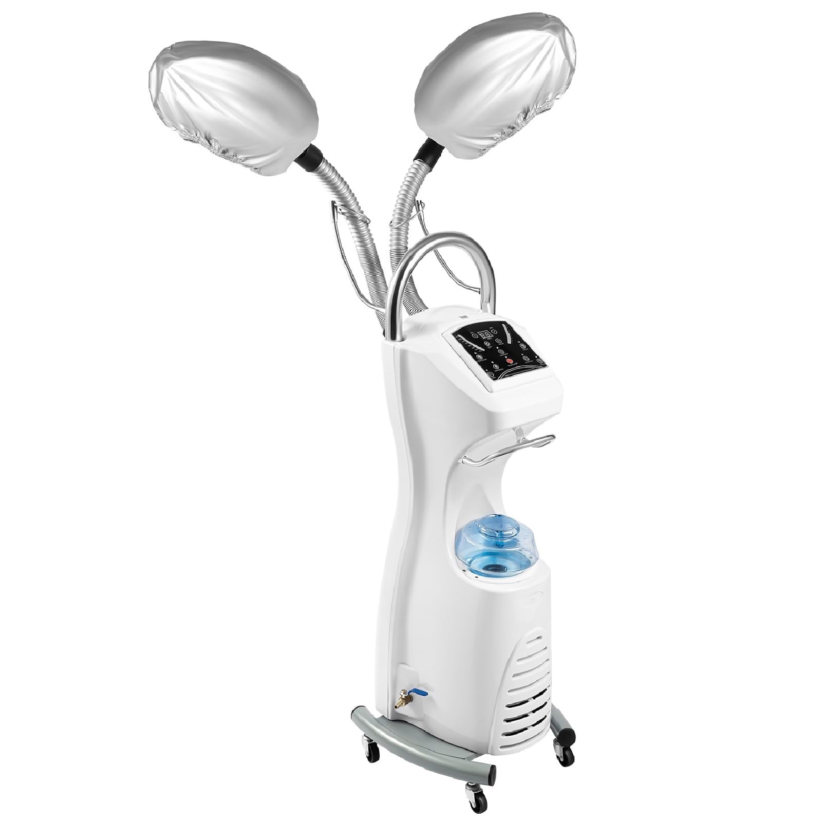 7 in 1 Professional Salon Hair Steamer Dryer, Stand Color Processor Hair Dryer Hooded Treatment Perming Machine, 110V Perming Hairdress Salon SPA Machine with Wheels