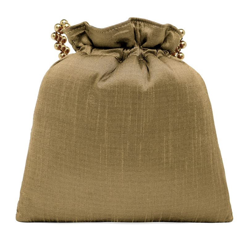 Image of Aheli Potli Purses Gift for Women Handmade Evening Handbag Stylish Bridal Fashion Wristlet