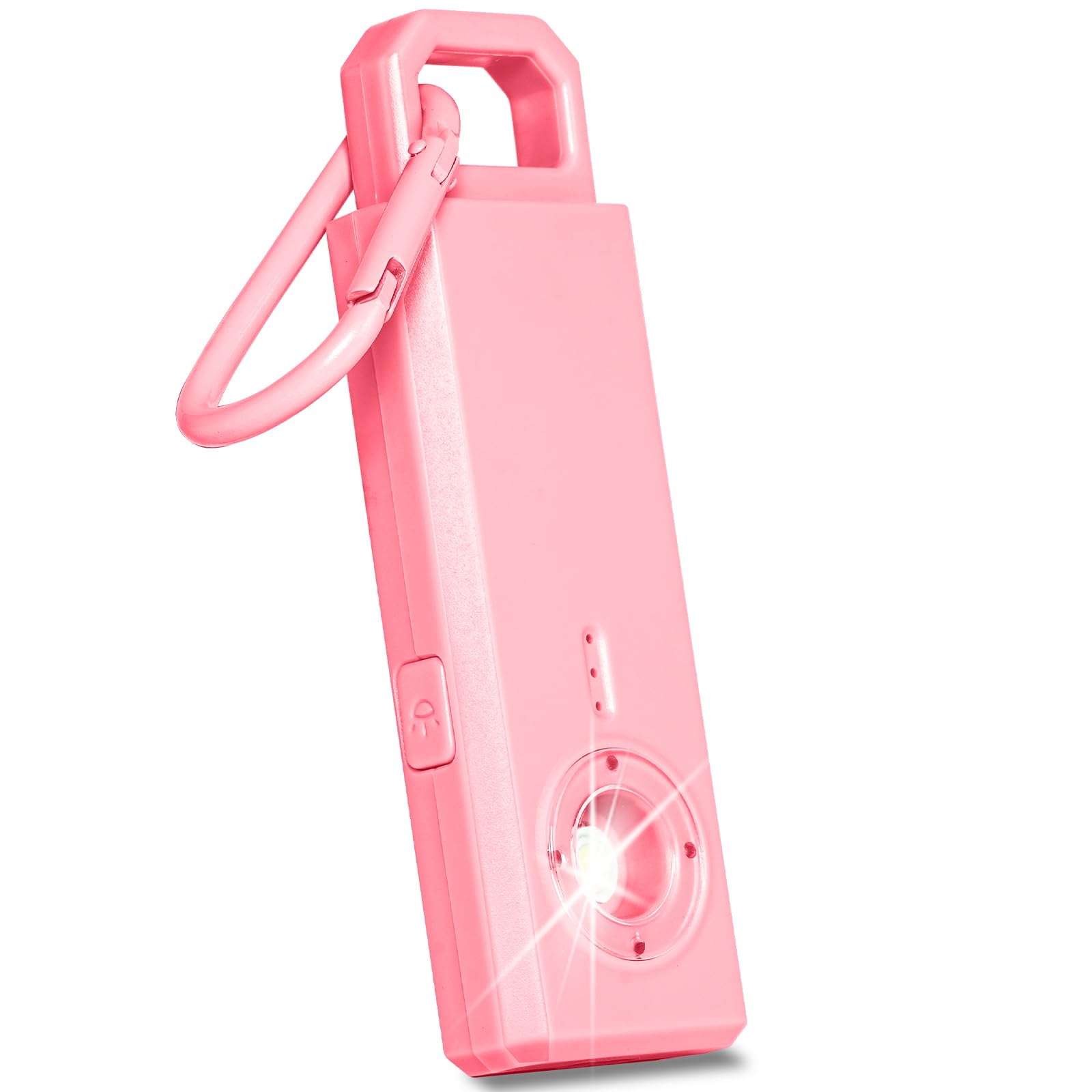 HOTUT Alarma Personal para Mujeres 130dB, Llavero de Alarma de Seguridad con Luz Estroboscópica, Recargable, Alerta de Seguridad para Ancianos/Mujeres/Niños/Alarmas de Seguridad de Autodefensa