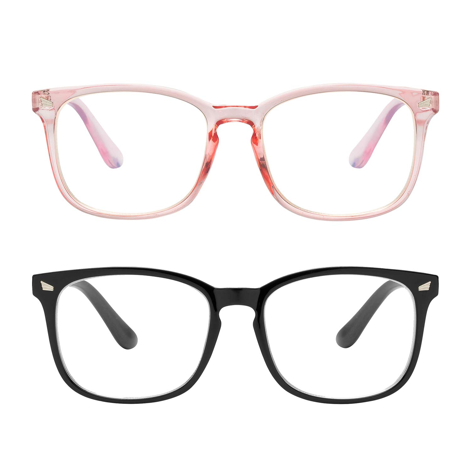 Yogo Vision Blue Light Blocking Computer Glasses Anti Glare Reduce Eyestrain Eyeglasses for Men and Women