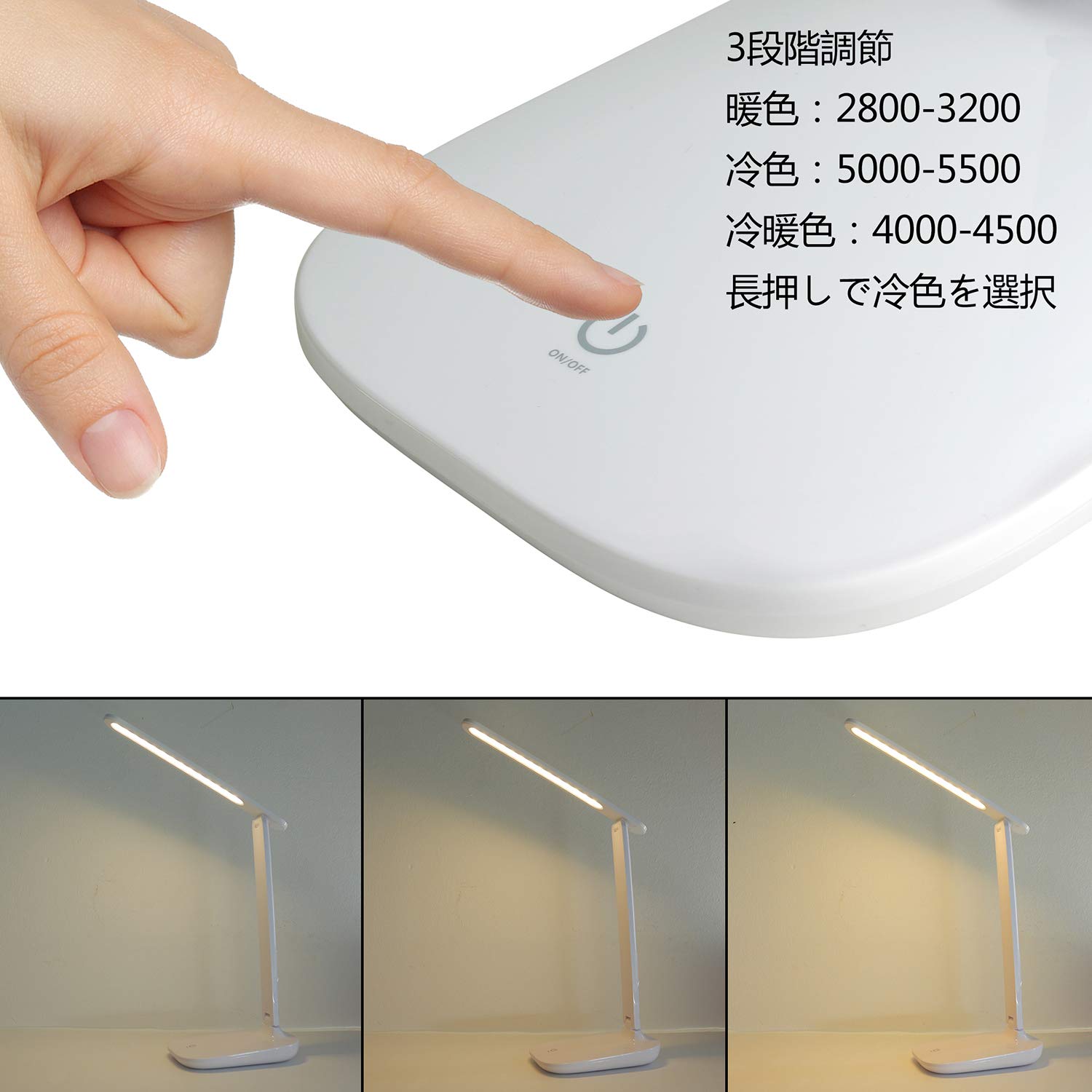 Amazon.co.jp: デスクライト LED 電気スタンド 卓上ライト 目に優しい