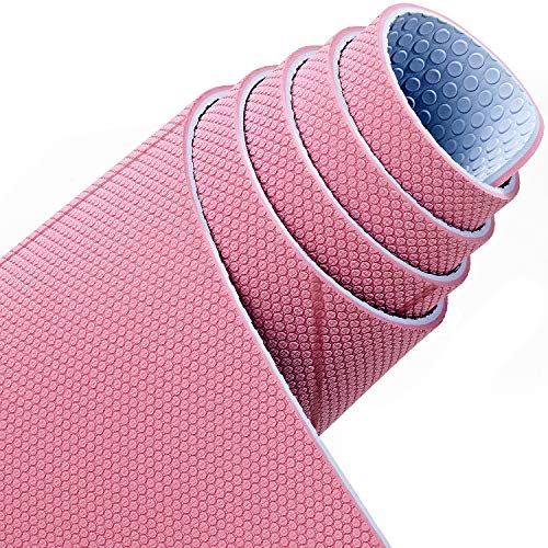 image for TENOL JELSYOGA 6mm Thick Yoga Mat,High Density TPE Non-Slip Yoga mats 
