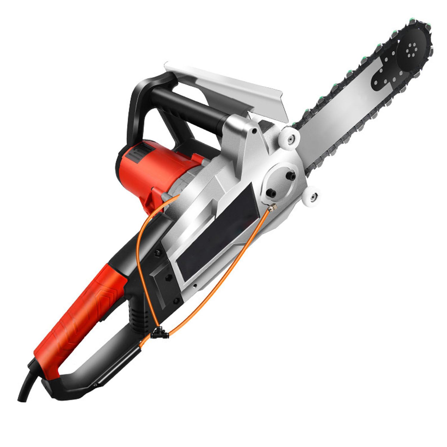 BEESOM Concrete Chain Saw Electric Concrete Saw Diamond Chain Wall Cutter,8900W Brushless Handheld Design with Water Fed Dust Suppression,for Reinforced Concrete Granite Brick Masonry 35cm