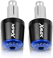 Vista 11 de Contrapeso motocicleta 7/8 "0.866 in manillar Grips extremo manillar tapa tapa enchufe para Yamaha Xmax X-MAX 125 250 300 400 XMAX125 XMAX250 XMAX300
