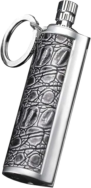 Saibit Fire Starter Lighter Waterproof Flint Match Metal Matchstick Permanent Keychain Outdoor Camping Match Lighter(Sold without Fluid)