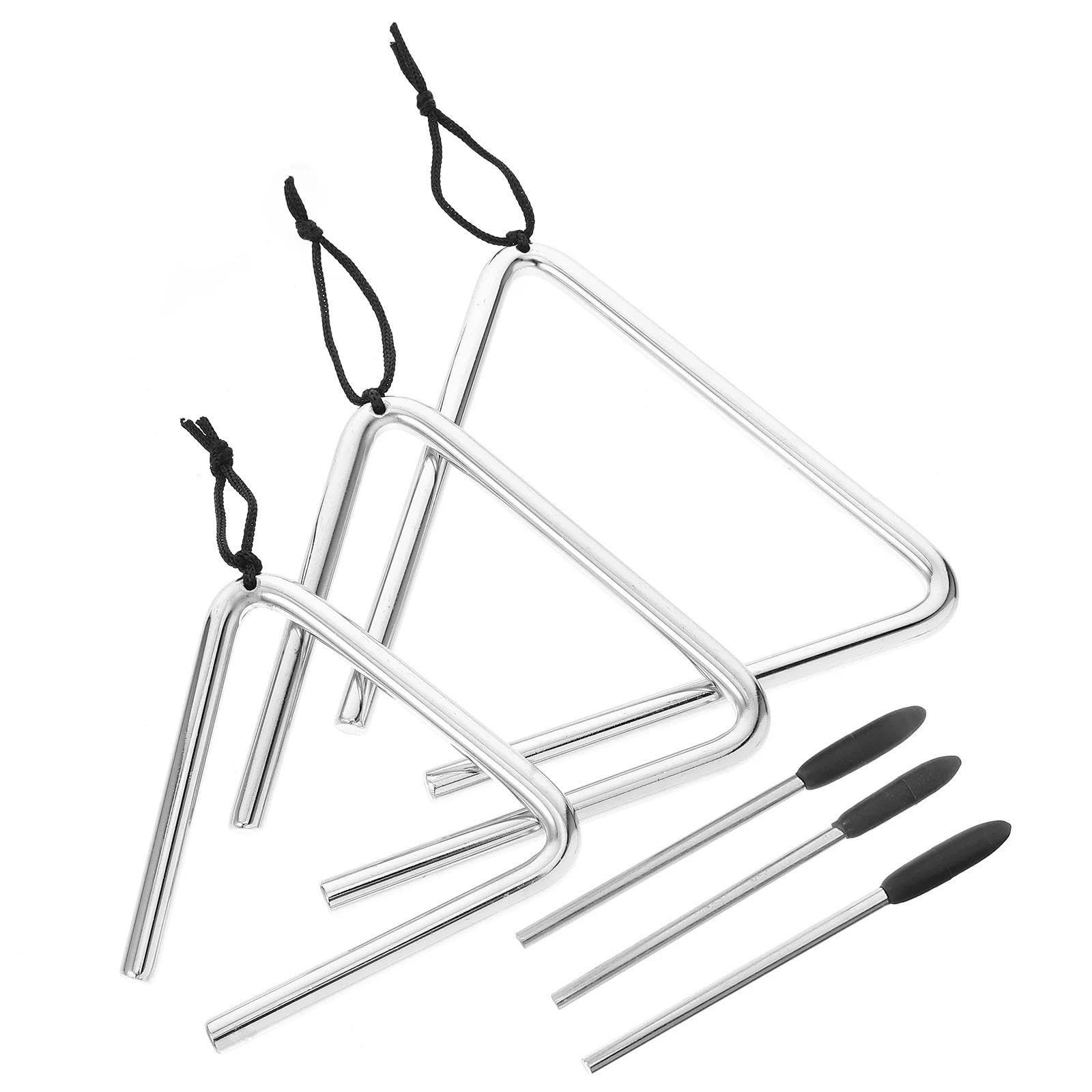 3er-Set Dreieck-Musikinstrumente-Set