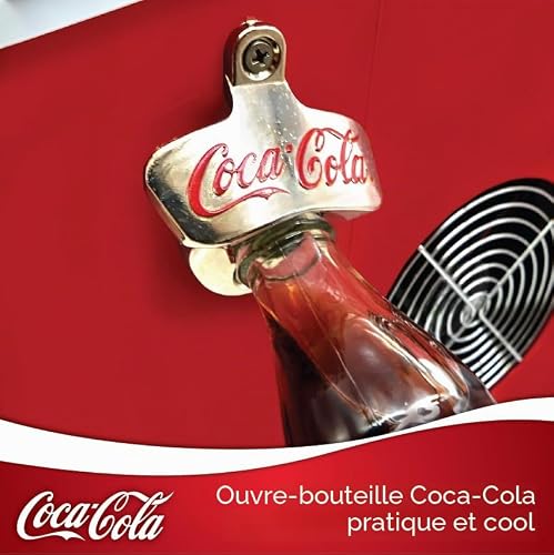 Machine à glaçons Salco Coca-Cola – Fabricant de glaçons avec 2 tailles de glaçons – Design rétro rouge – Machine à glaçons portable pour cocktails, boissons et soirées (12 kg par 24 heures - Rouge) – vue 6