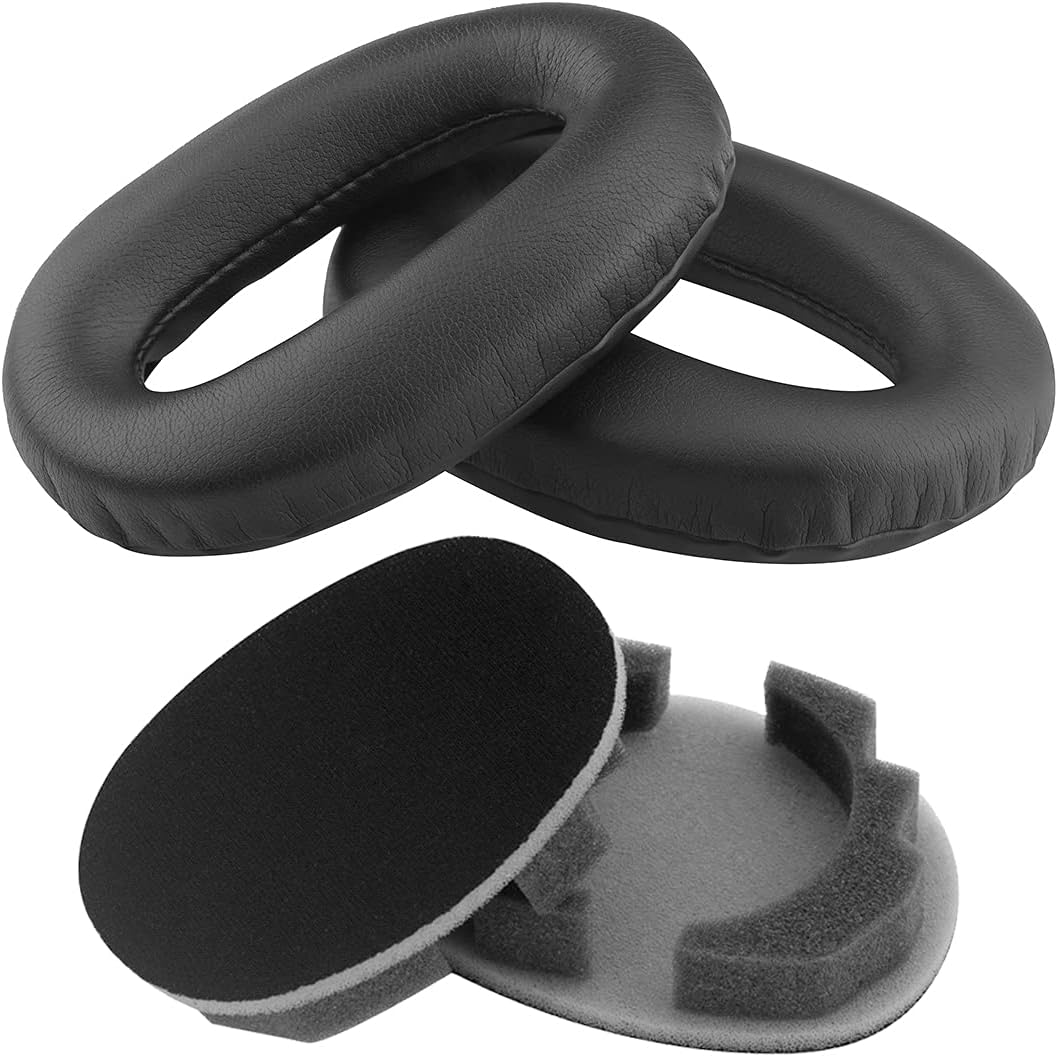 Geekria Replacement Ear Pads for Sony WH1000XM2, MDR-1000X Headphones Ear Cushions, Repair Parts (Black)