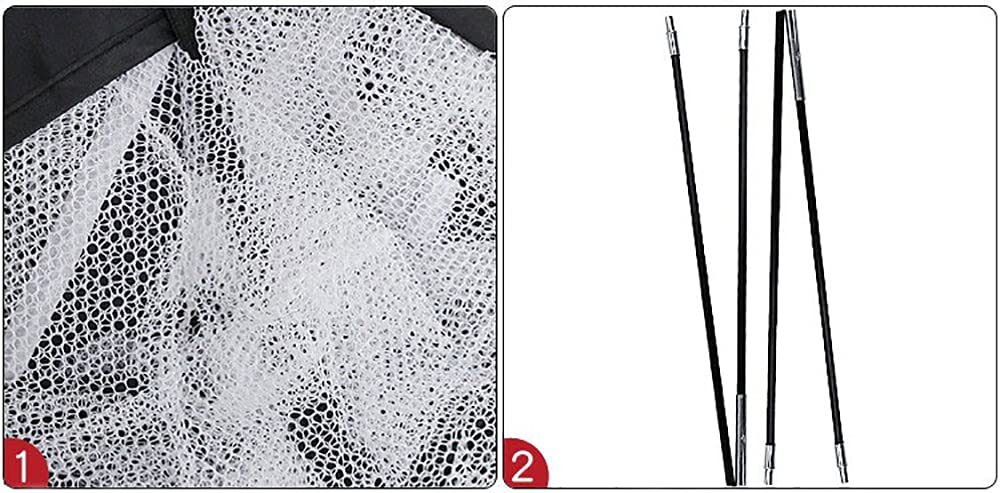 Red plegable para deportes al aire libre, red de práctica de golf, herramienta de práctica de columpio, accesorio de portería de golf
