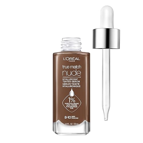 L'Oreal Paris, True Match Nude Hyaluronic Tinted Serum - El primer suero tintado con 1% de ácido hialurónico. La piel al instante se ve más